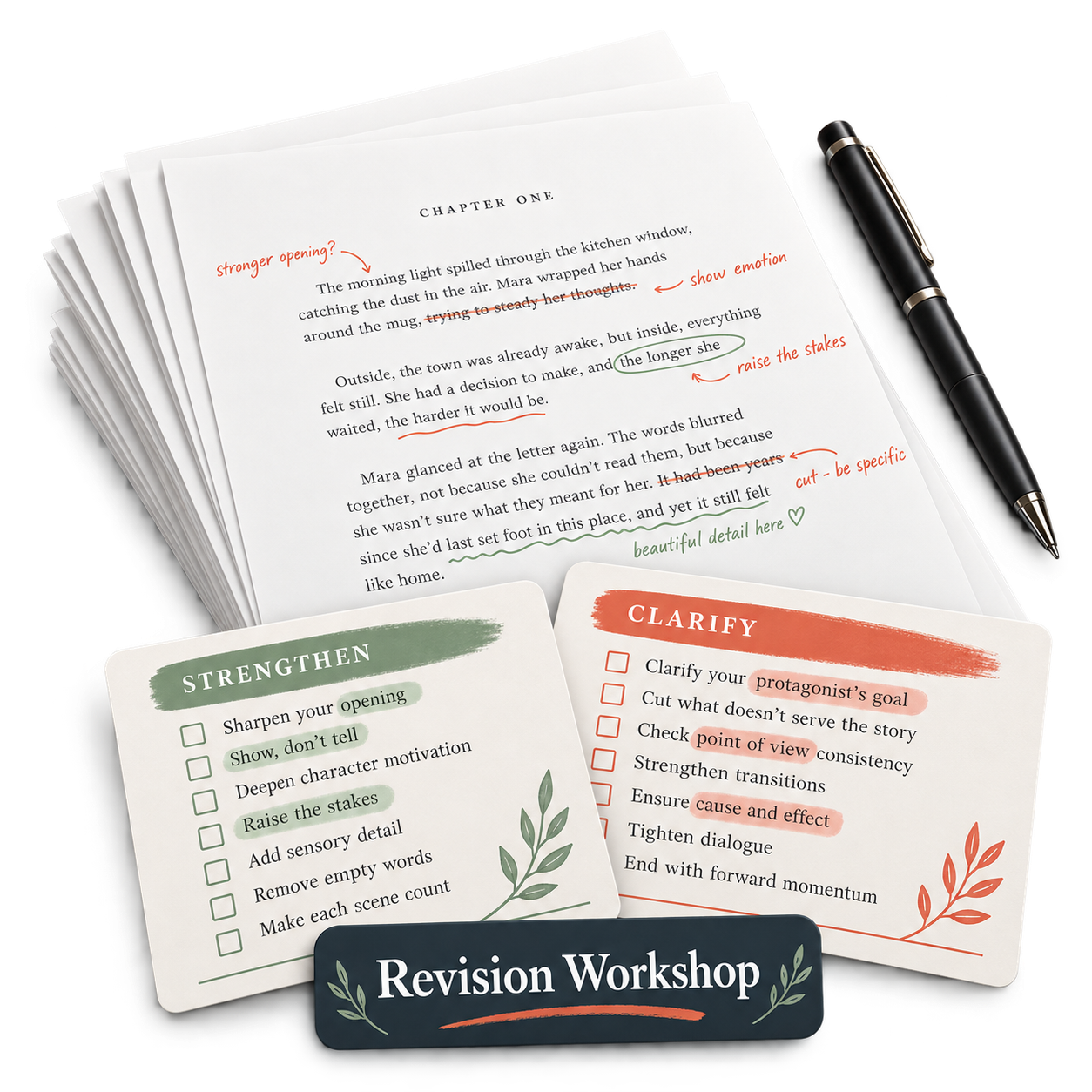Never Lose a Good Sentence revision workshop